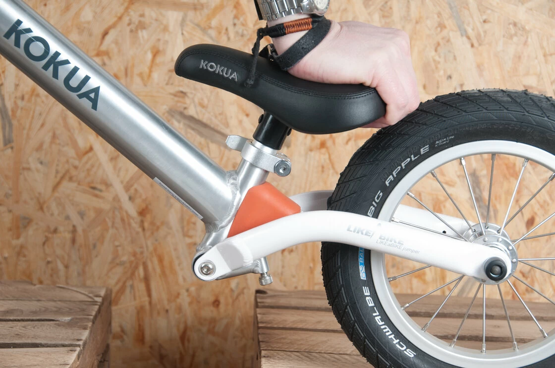 Rowerek biegowy Kokua LIKEaBIKE Jumper Biało-Perłowy