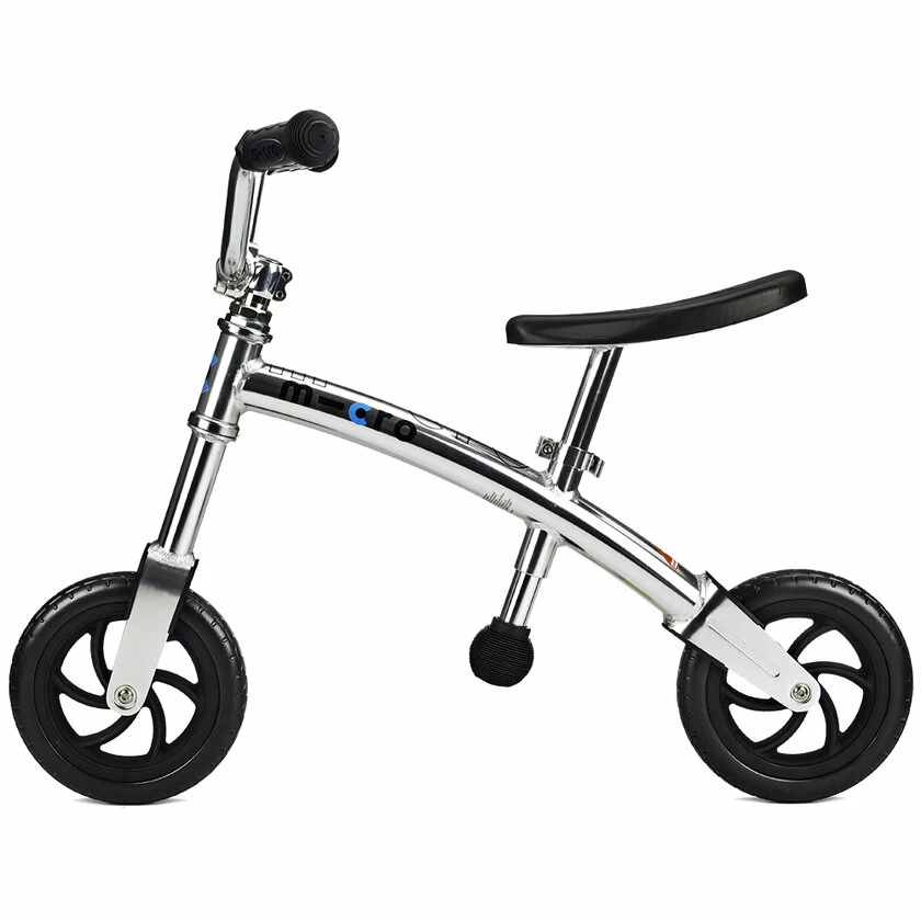 Rowerek biegowy Micro G-Bike Chopper Srebrny