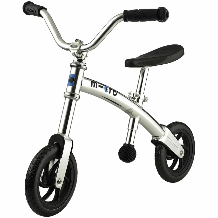 Rowerek biegowy Micro G-Bike Chopper Srebrny