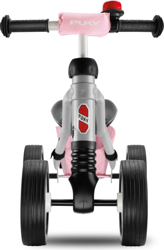 Rowerek biegowy Puky WUTSCH BUNDLE z torbą, dzwonkiem i osłoną kierownicy Grey Bunny