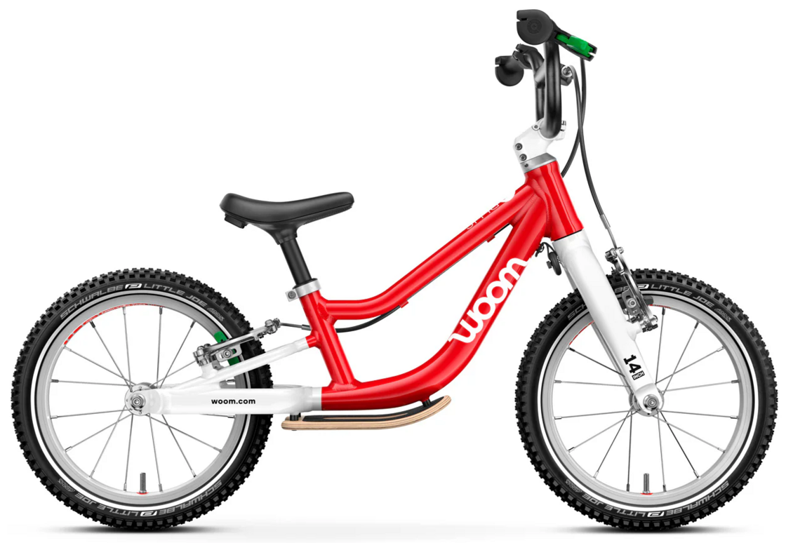 Rowerek biegowy woom GO 1 PLUS  Czerwony