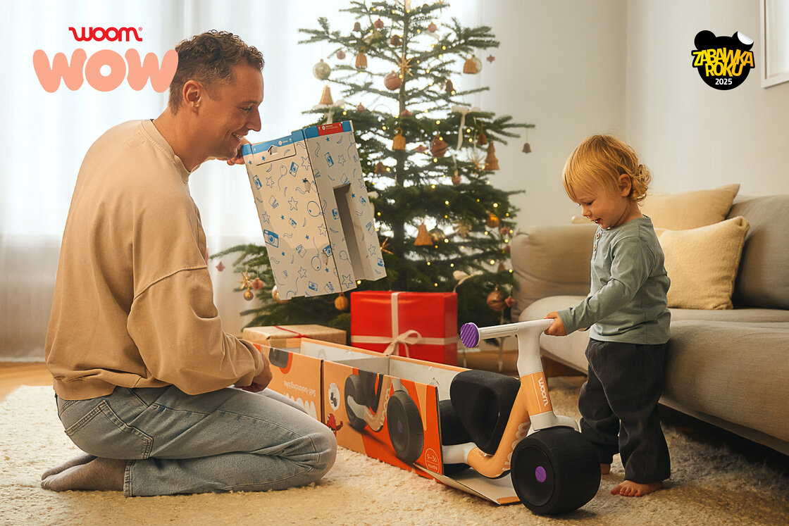 Rowerek biegowy woom WOW "Zabawka Roku 2025" Dreamy sky