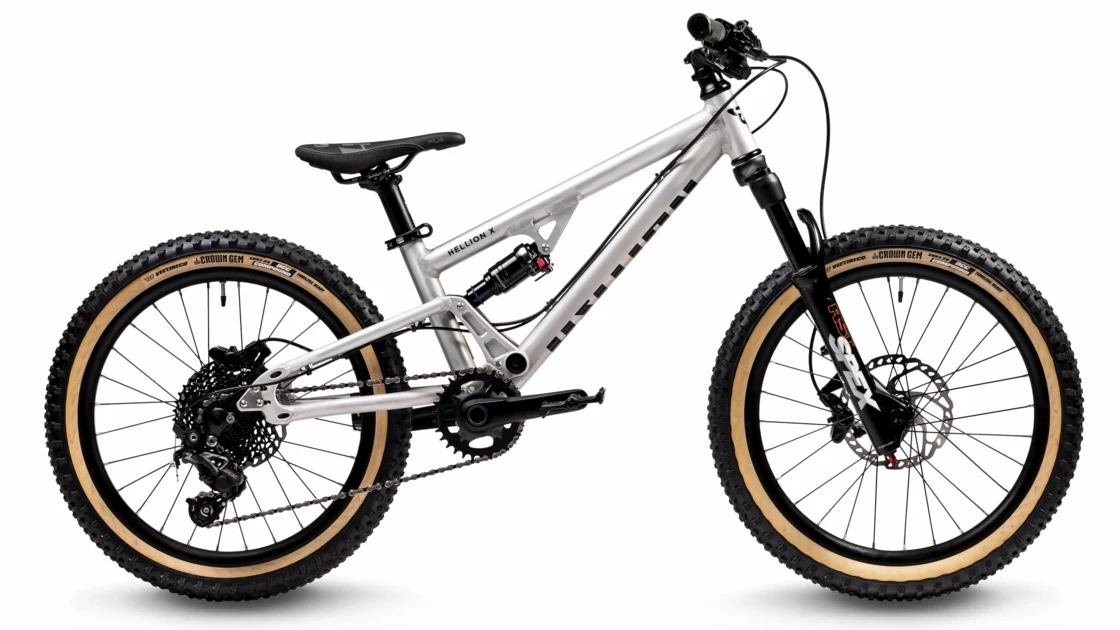 Rowerek dla dzieci Full Suspension Early Rider Hellion X20 srebrny