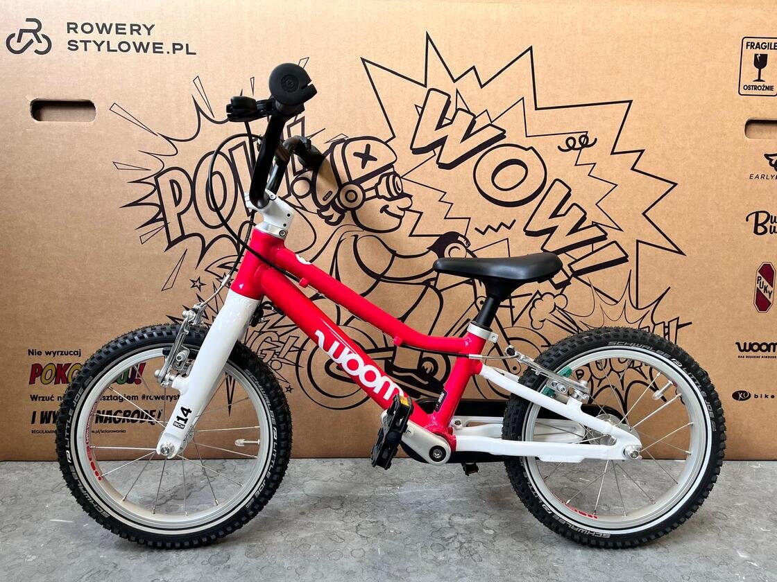 Rowerek dziecięcy woom GO 2 czerwony OUTLET Czerwony