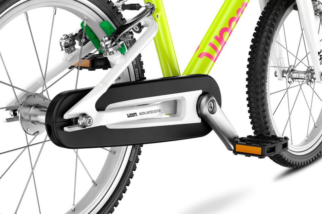 Rowerek dziecięcy woom GO 2  Limited Edition Neon Lime