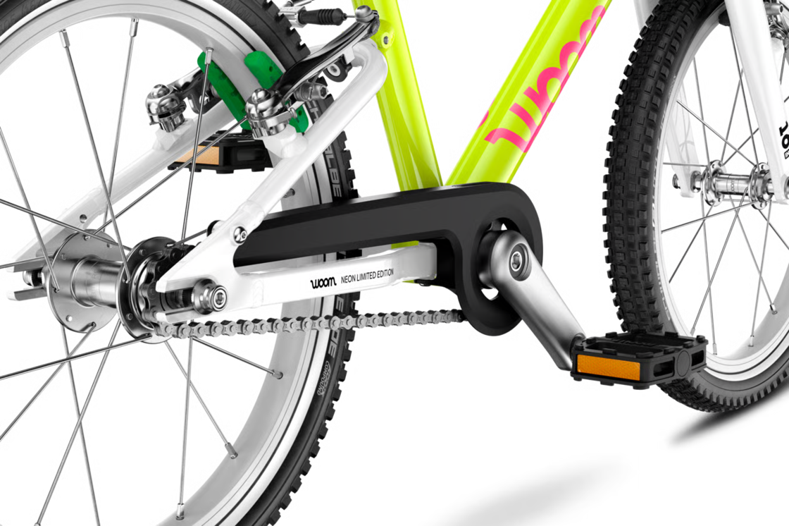 Rowerek dziecięcy woom GO 3 AUTOMAGIC Limited Edition Neon Lime