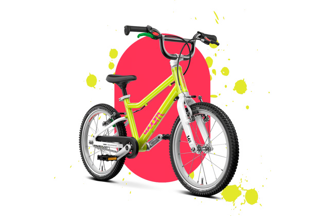 Rowerek dziecięcy woom GO 3 Limited Edition Neon Lime