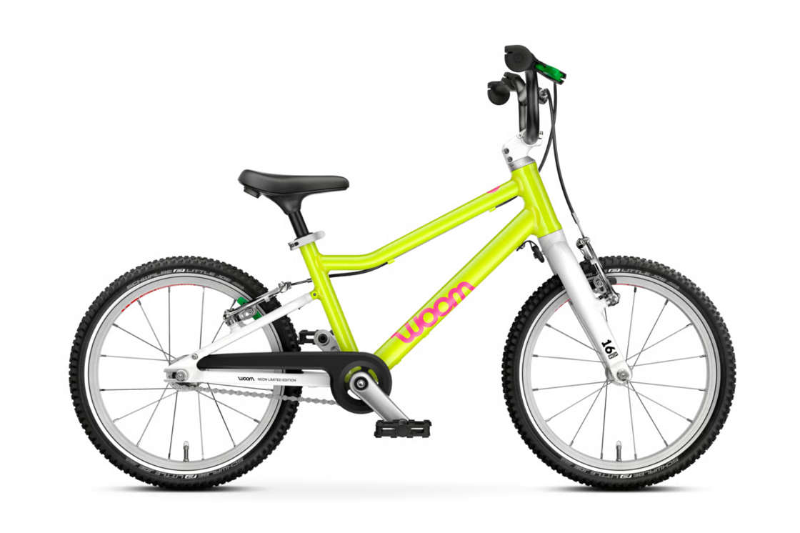 Rowerek dziecięcy woom GO 3 Limited Edition Neon Lime