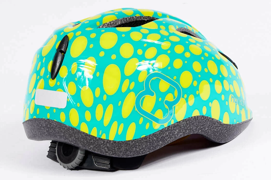 Rowerowy kask dziecięcy Hamax Skydive Junior - zielony/żółty Rozmiar S