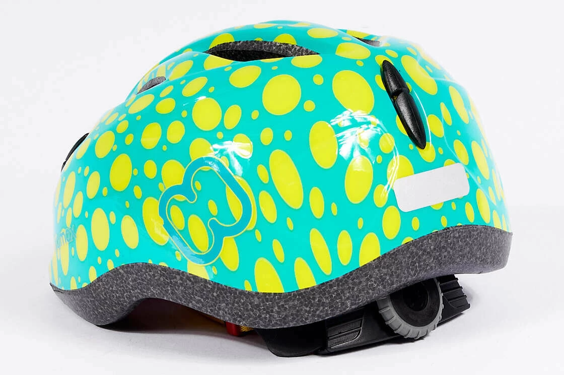Rowerowy kask dziecięcy Hamax Skydive Junior - zielony/żółty Rozmiar S