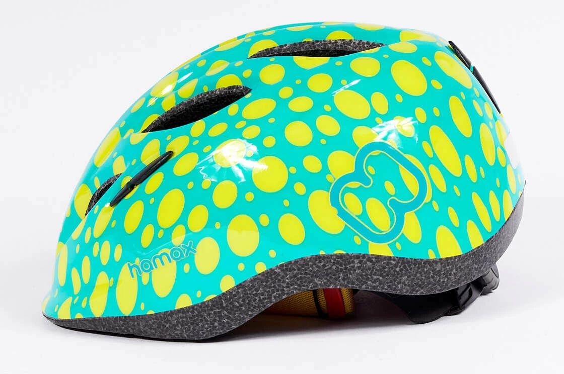 Rowerowy kask dziecięcy Hamax Skydive Junior - zielony/żółty Rozmiar S