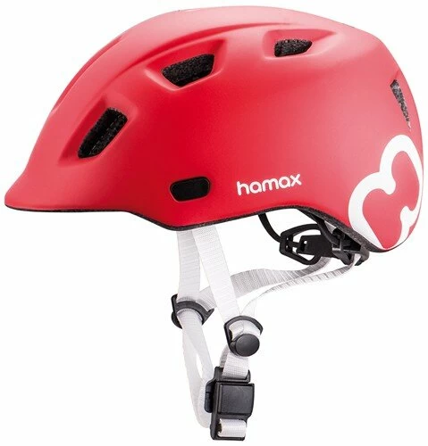 Rowerowy kask dziecięcy Hamax Thundercap Junior - czerwony Rozmiar M