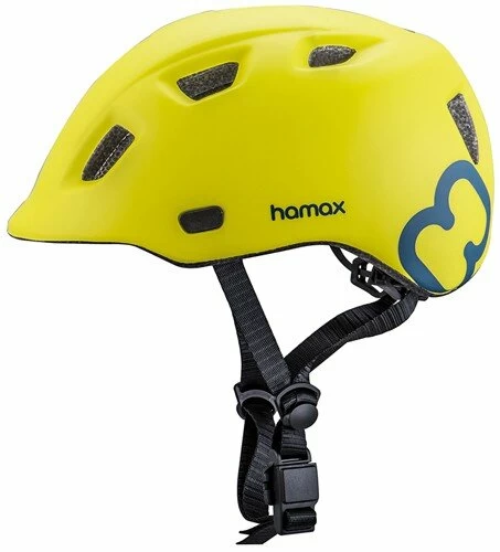 Rowerowy kask dziecięcy Hamax Thundercap Junior - żółty