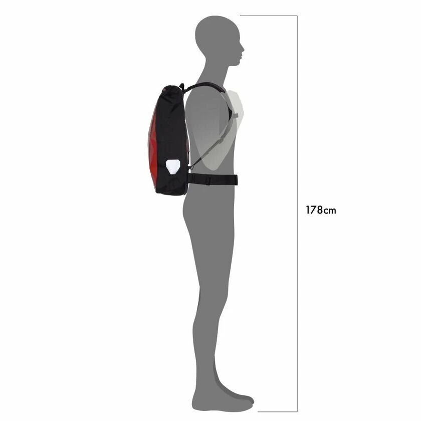 Rowerowy plecak Ortlieb Messenger Bag Czerwony