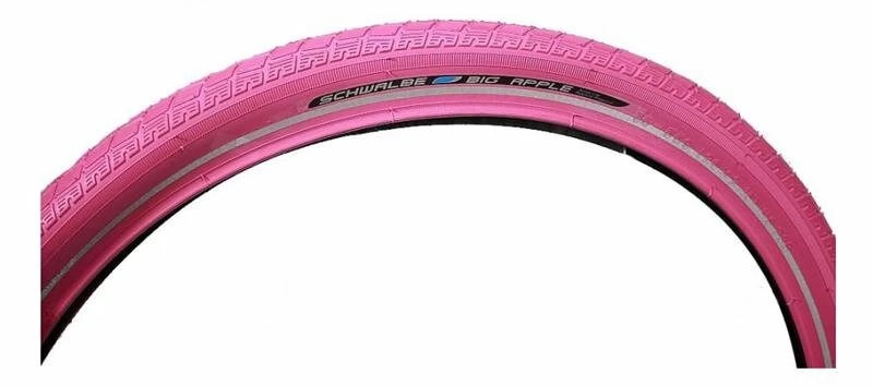 Różowa opona Schwalbe Big Apple 26 x 2.2