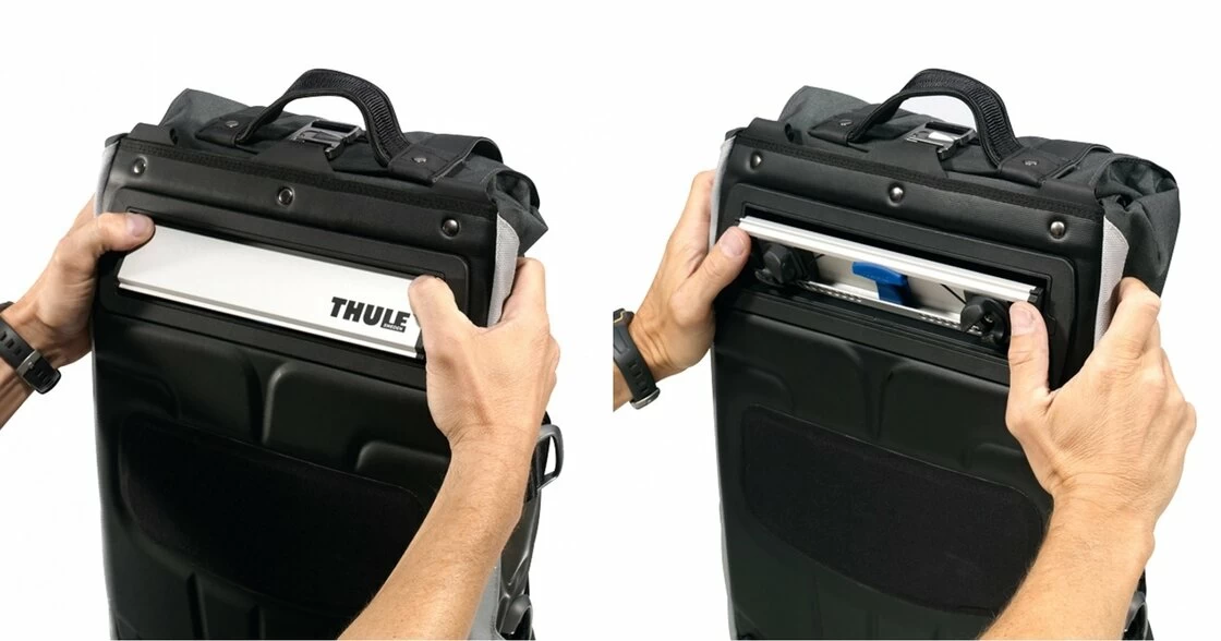 Sakwa miejska Thule Pack ’n Pedal Commuter Czerwona
