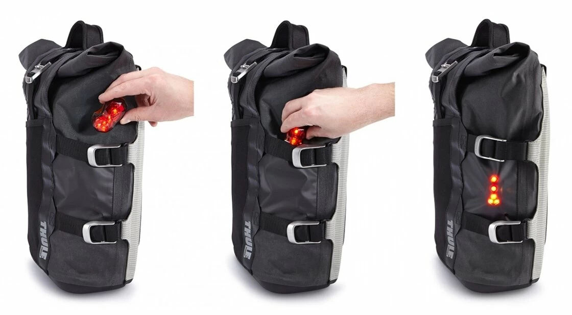 Sakwa miejska Thule Pack ’n Pedal Commuter Czerwona