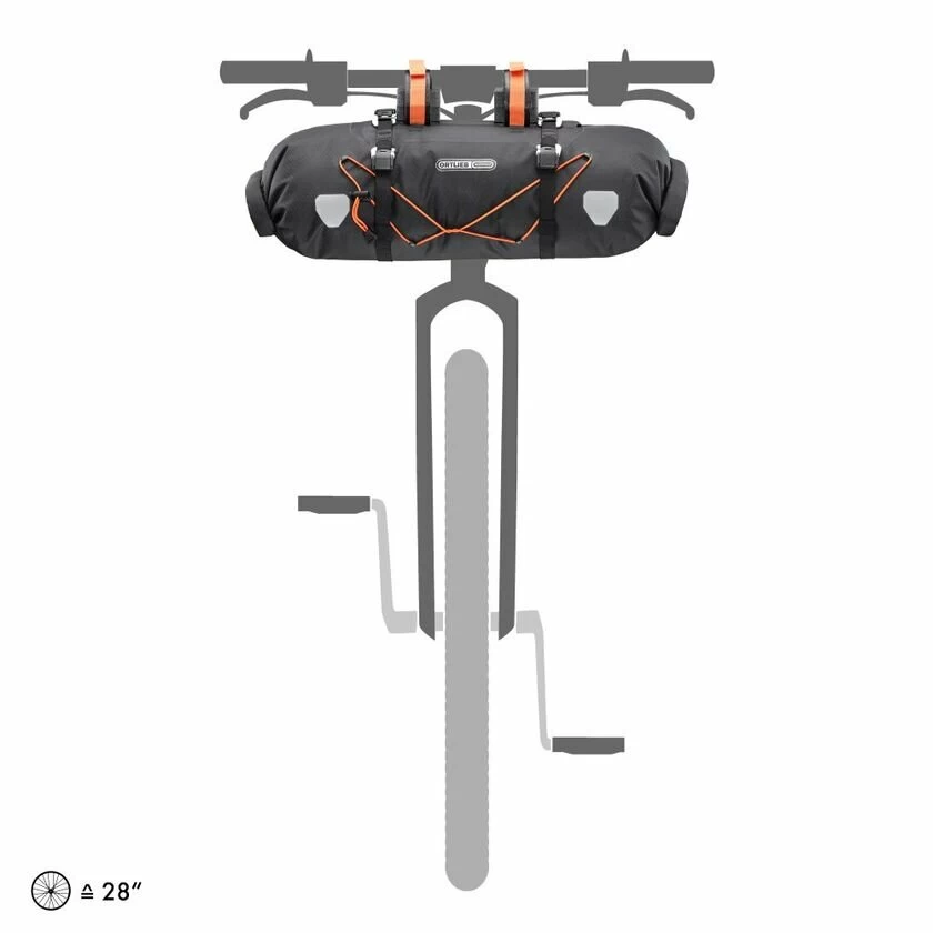 Sakwa na kierownicę Ortlieb Bikepacking Handlebar-Pack Black Matt Rozmiar M