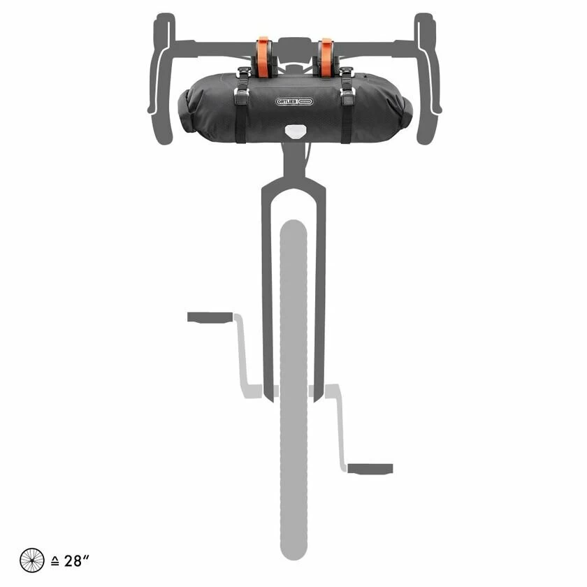 Sakwa na kierownicę Ortlieb Bikepacking Handlebar-Pack Black Matt Rozmiar S