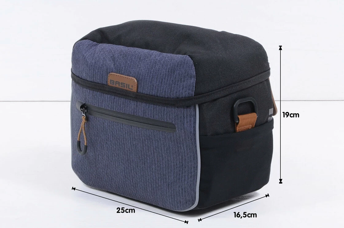 Sakwa na kierownicę rowerową Basil Miles Handlebar Bag Black