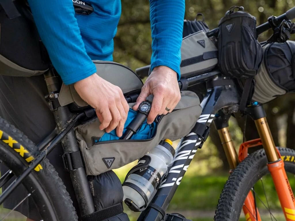 Sakwa na ramę Topeak MidLoader Green 4,5 litry