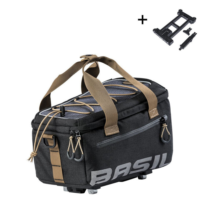 Sakwa na tylny bagażnik rowerowy Basil Miles MIK 2.0 Szary/czarny