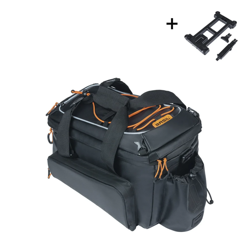 Sakwa na tylny bagażnik rowerowy Basil Miles Tarpaulin  XL Pro MIK 2.0
