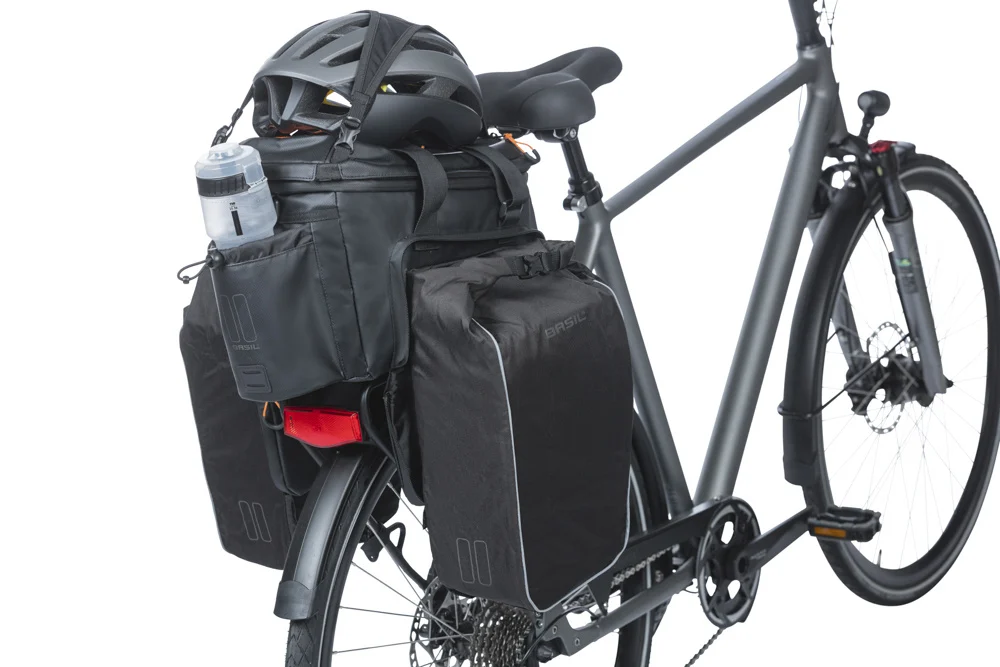Sakwa na tylny bagażnik rowerowy Basil Miles Tarpaulin  XL Pro MIK 2.0