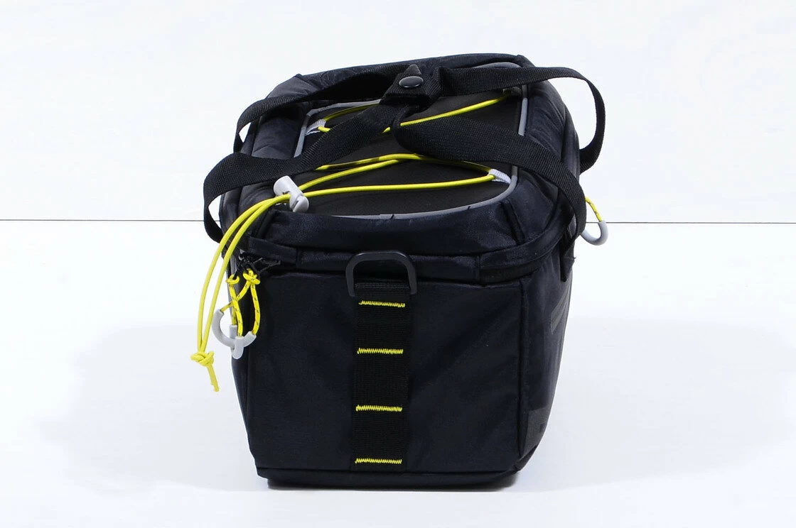 Sakwa na tylny bagażnik rowerowy Basil Miles Trunkbag Black / lime