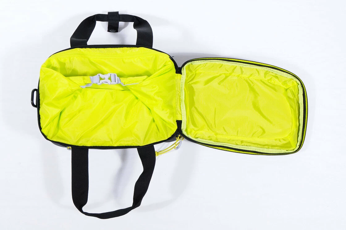 Sakwa na tylny bagażnik rowerowy Basil Miles Trunkbag Black / lime