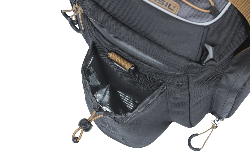 Sakwa na tylny bagażnik rowerowy Basil Miles XL Pro MIK 2.0 Black Slate
