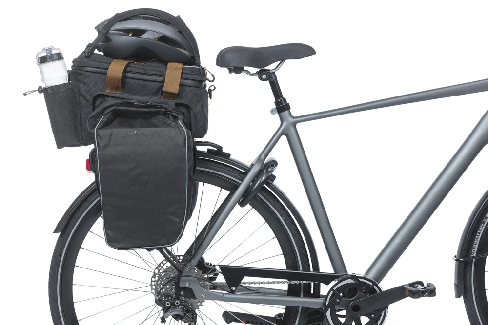 Sakwa na tylny bagażnik rowerowy Basil Miles XL Pro MIK 2.0 Black Slate