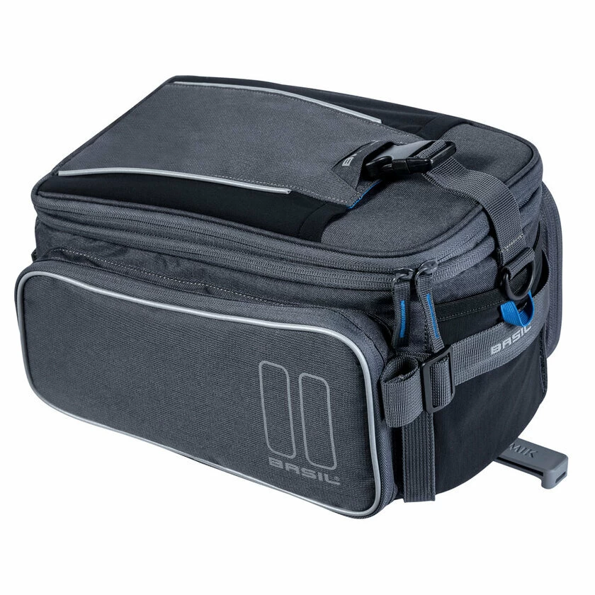 Sakwa na tylny bagażnik rowerowy Basil Sport Design Trunkbag MIK Szary / Blue