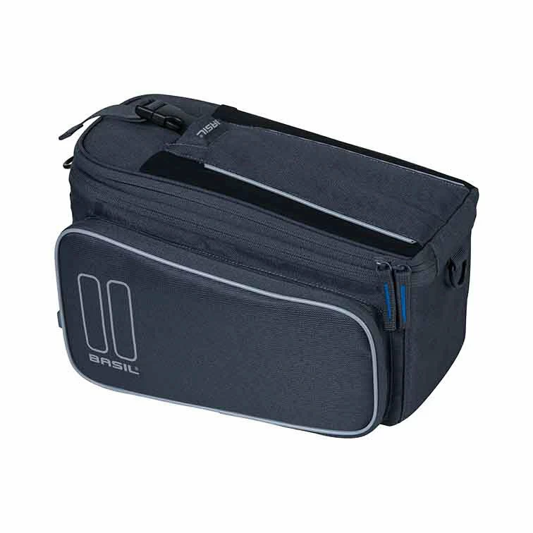 Sakwa na tylny bagażnik rowerowy Basil Sport Design Trunkbag MIK Szary / Blue