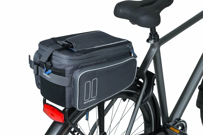 Sakwa na tylny bagażnik rowerowy Basil Sport Design Trunkbag MIK Szary / Blue