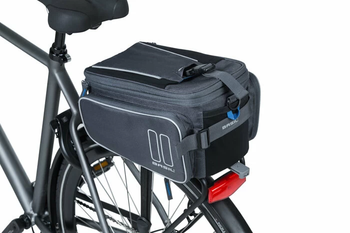 Sakwa na tylny bagażnik rowerowy Basil Sport Design Trunkbag MIK Szary / Blue