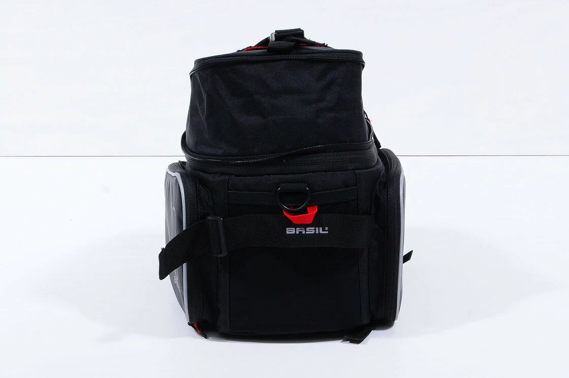 Sakwa na tylny bagażnik rowerowy Basil Sport Desing Trunkbag Czarny / czerwony