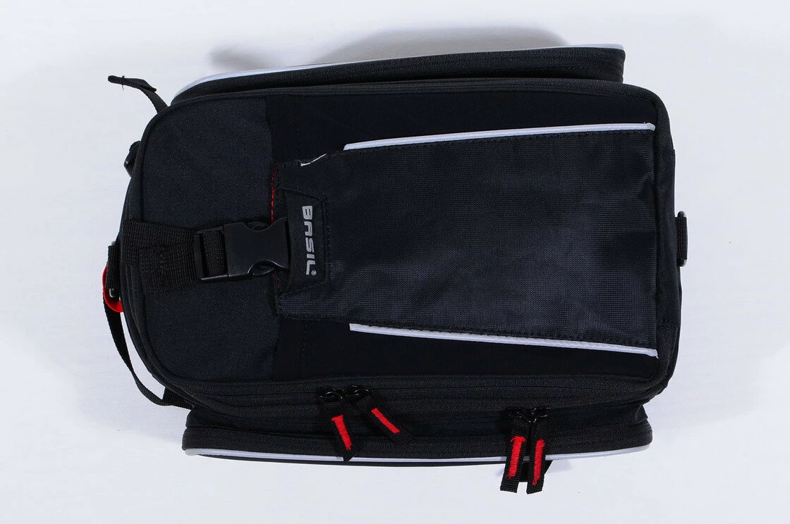 Sakwa na tylny bagażnik rowerowy Basil Sport Desing Trunkbag Czarny / czerwony