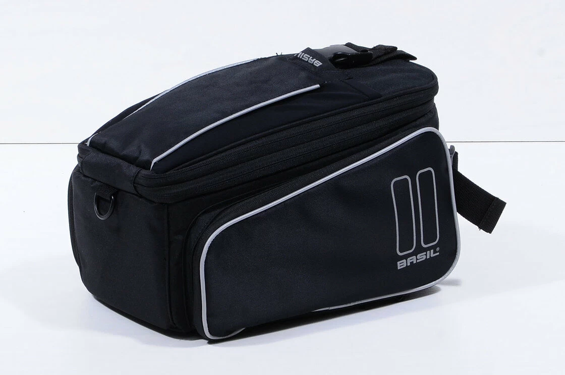 Sakwa na tylny bagażnik rowerowy Basil Sport Desing Trunkbag Czarny / czerwony