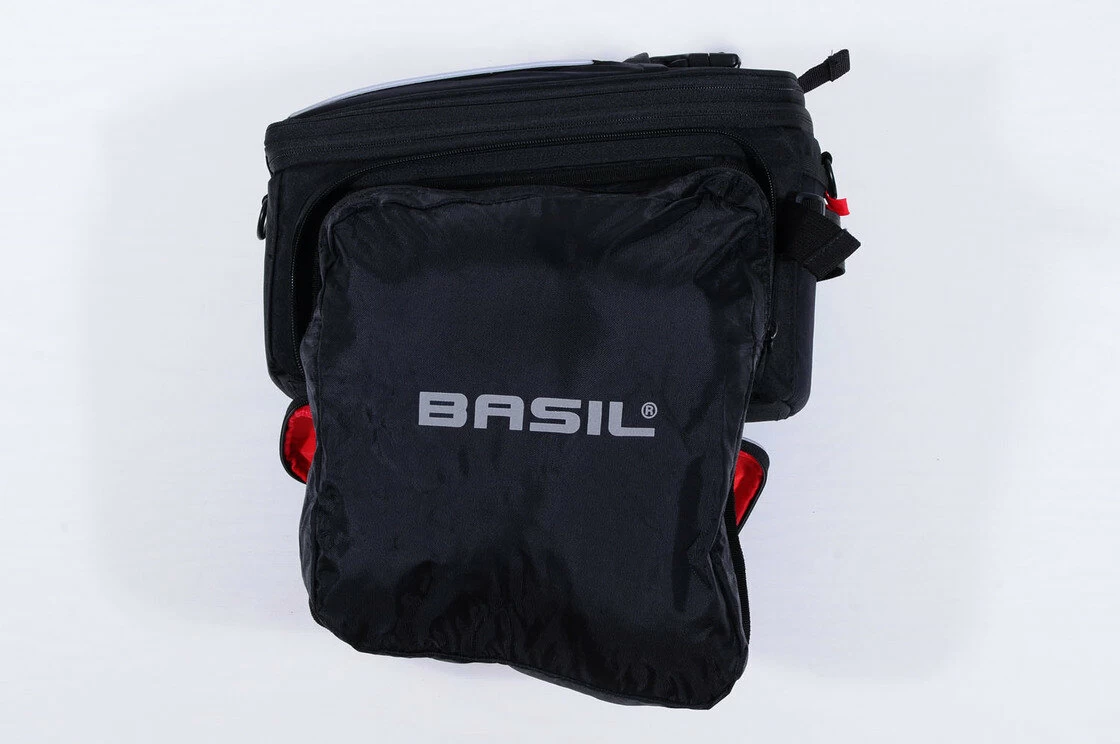 Sakwa na tylny bagażnik rowerowy Basil Sport Desing Trunkbag Czarny / czerwony