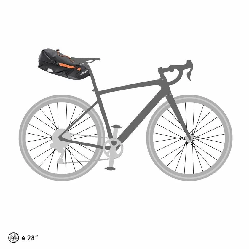 Sakwa podsiodłową Ortlieb Bikepacking Seat-Pack Black Matt Rozmiar M