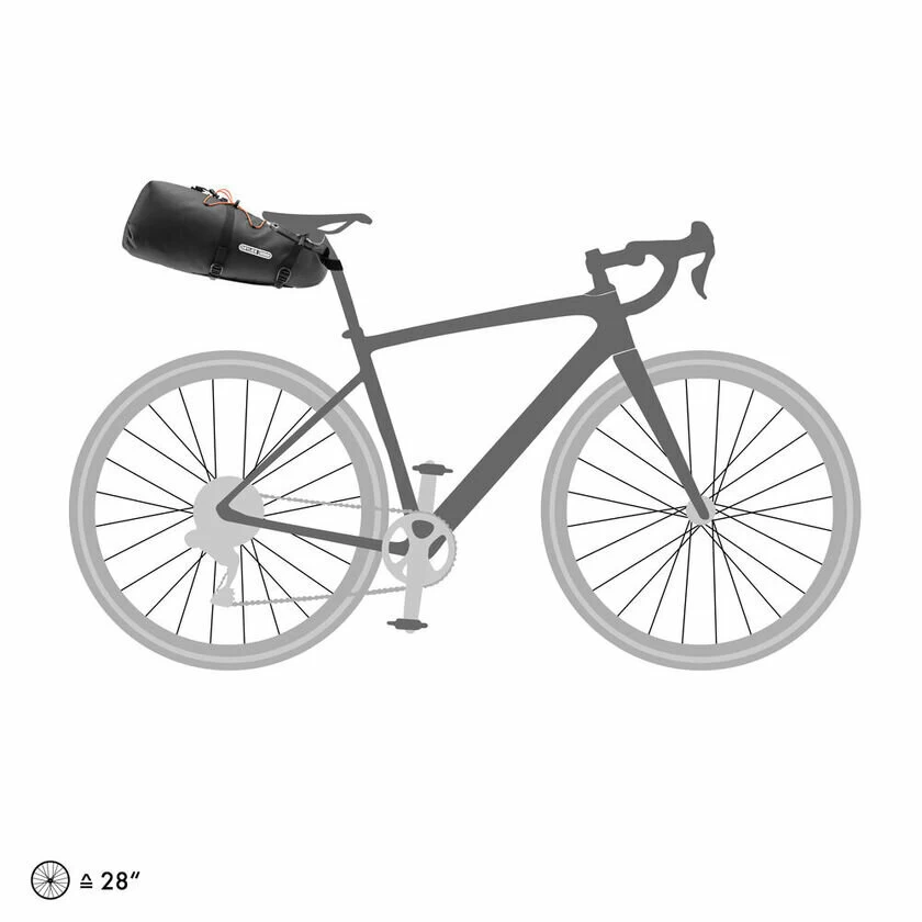 Sakwa podsiodłowa Ortlieb Seat-Pack QR Czarny Mat 13L