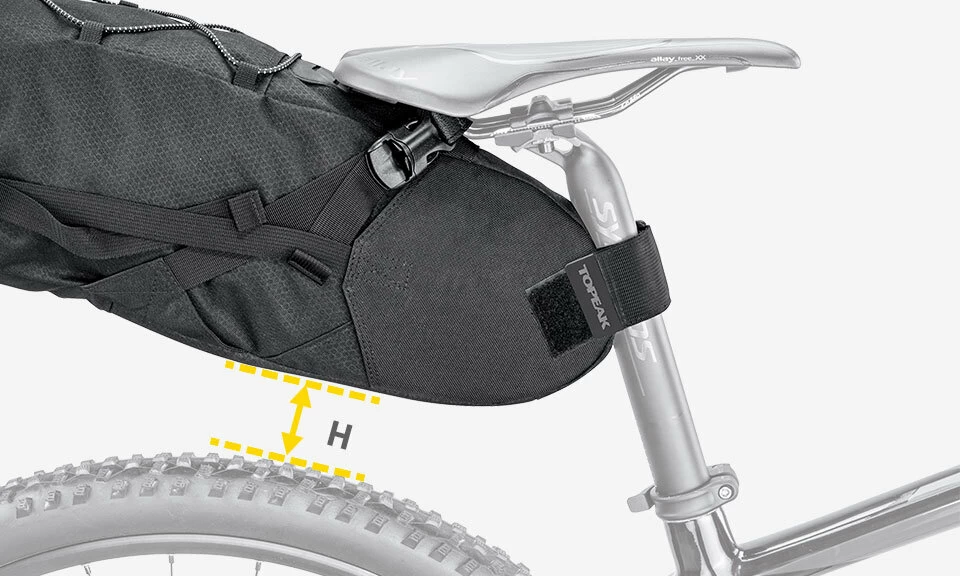 Sakwa podsiodłowa Topeak BackLoader Green 6 litrów