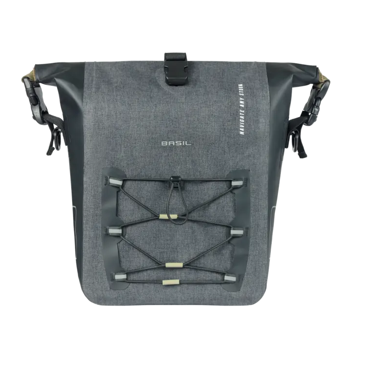 Sakwa rowerowa Basil Navigator Storm Black M 12-15 Litrów MIK Hooks