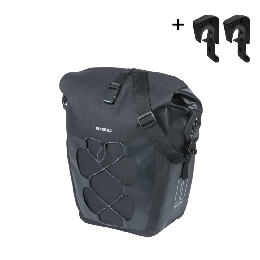 Sakwa rowerowa Basil Navigator Storm L MIK Hooks 25-31L