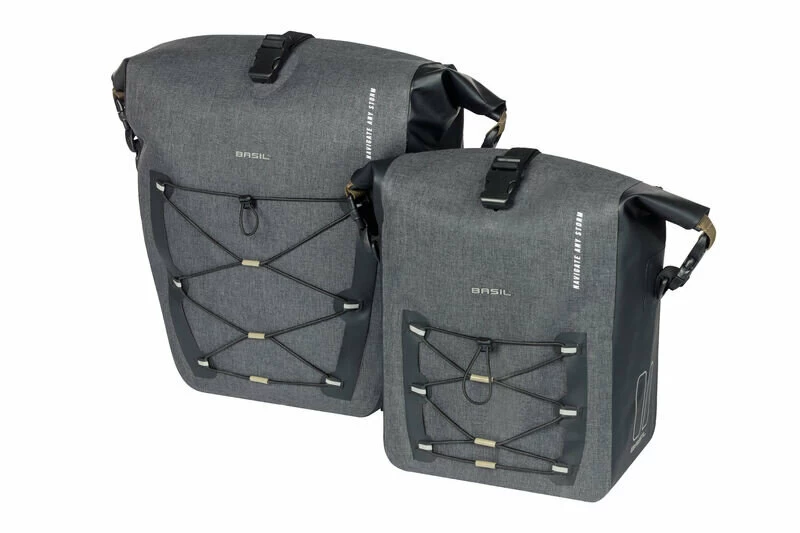 Sakwa rowerowa Basil Navigator Storm MIK Side Black M 12-15 Litrów