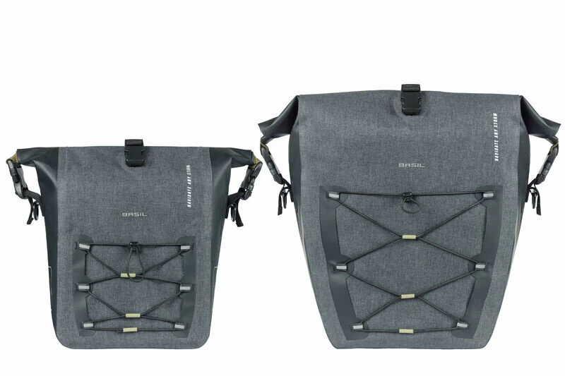 Sakwa rowerowa Basil Navigator Storm MIK Side Black M 12-15 Litrów