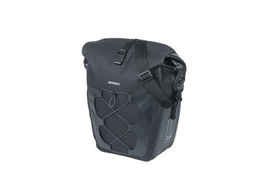 Sakwa rowerowa Basil Navigator Waterproof Black torba na ramię wodoodporna czarna | 1