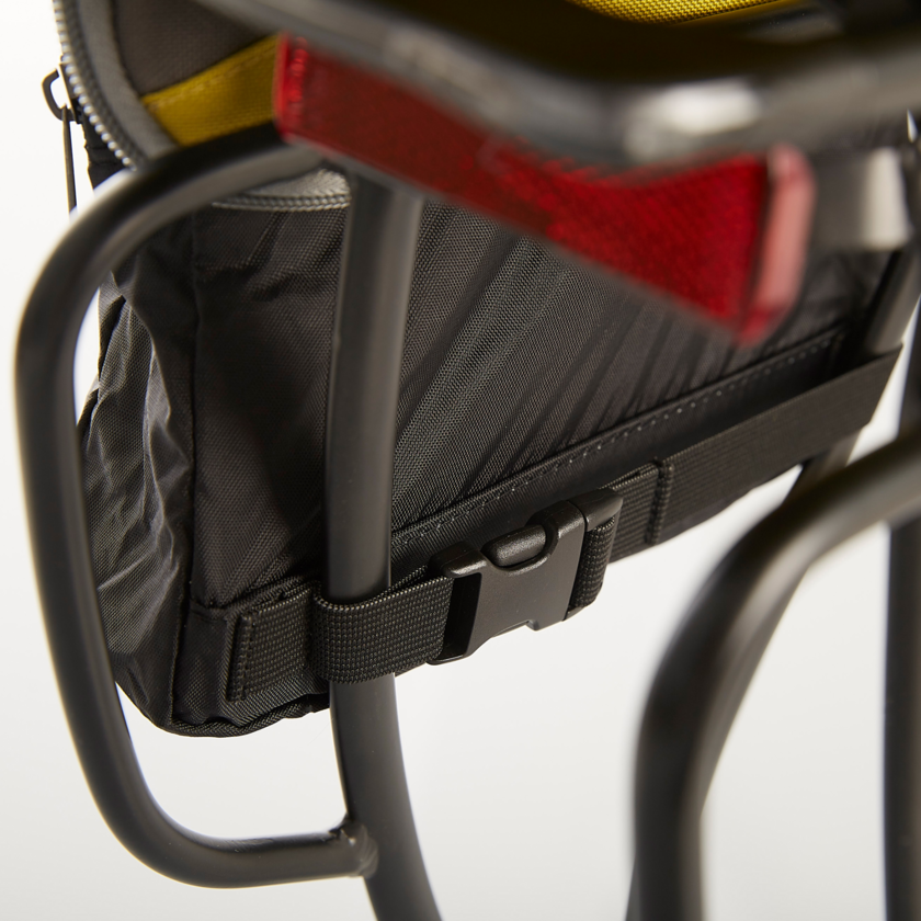 Sakwa rowerowa na bagażnik Racktime Talis Plus 2.0 Carbon Black/Stone Grey