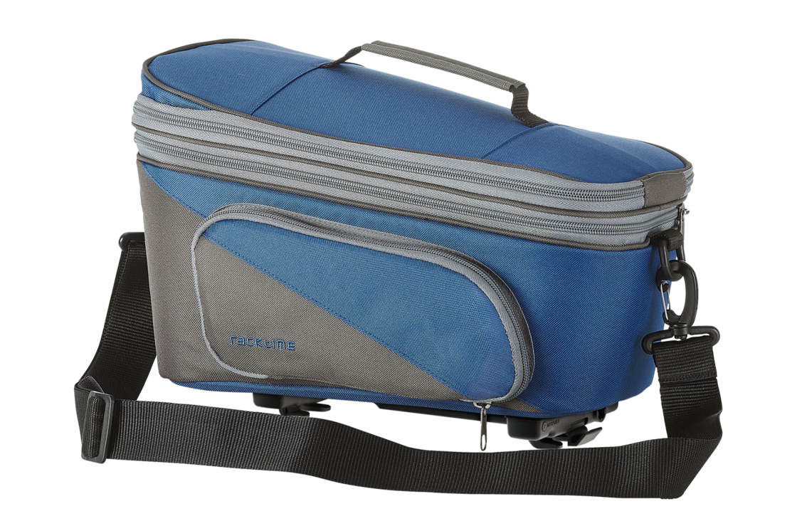 Sakwa rowerowa na bagażnik Racktime Talis Plus 2.0 Berry Blue/Stone Grey